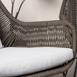 Davao Loungeset Steel - tmavě šedá / hnědá