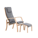 Lounge křeslo, Grötö, tmavě šedá, 80X63X104