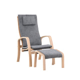 Lounge křeslo, Grötö, tmavě šedá, 80X63X104