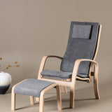 Lounge křeslo, Grötö, tmavě šedá, 80X63X104