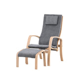 Lounge křeslo, Grötö, tmavě šedá, 80X63X104