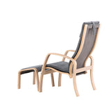 Lounge křeslo, Grötö, tmavě šedá, 80X63X104