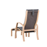 Lounge křeslo, Grötö, tmavě šedá, 80X63X104