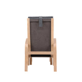 Lounge křeslo, Grötö, tmavě šedá, 80X63X104