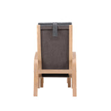Lounge křeslo, Grötö, tmavě šedá, 80X63X104