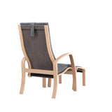 Lounge křeslo, Grötö, tmavě šedá, 80X63X104