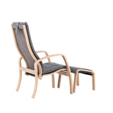 Lounge křeslo, Grötö, tmavě šedá, 80X63X104