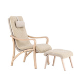 Lounge křeslo, Fårö, hnědá, 89X60X107
