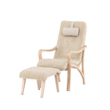 Lounge křeslo, Fårö, hnědá, 89X60X107