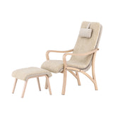 Lounge křeslo, Fårö, hnědá, 89X60X107