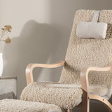 Lounge křeslo, Fårö, hnědá, 89X60X107