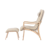 Lounge křeslo, Fårö, hnědá, 89X60X107