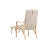 Lounge křeslo, Fårö, hnědá, 89X60X107