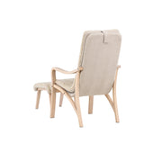 Lounge křeslo, Fårö, hnědá, 89X60X107
