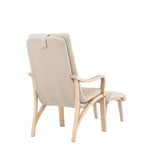 Lounge křeslo, Fårö, hnědá, 89X60X107