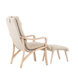 Lounge křeslo, Fårö, hnědá, 89X60X107