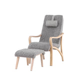 Lounge křeslo, Fårö, světle šedá, 89X60X107