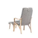 Lounge křeslo, Fårö, světle šedá, 89X60X107