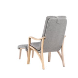Lounge křeslo, Fårö, světle šedá, 89X60X107