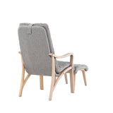Lounge křeslo, Fårö, světle šedá, 89X60X107