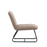 Lounge křeslo, Madison, hnědá, 77X59X79