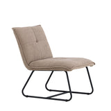 Lounge křeslo, Madison, hnědá, 77X59X79