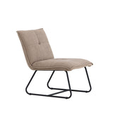 Lounge křeslo, Madison, hnědá, 77X59X79