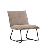 Lounge křeslo, Madison, hnědá, 77X59X79