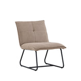 Lounge křeslo, Madison, hnědá, 77X59X79
