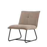 Lounge křeslo, Madison, hnědá, 77X59X79