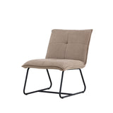 Lounge křeslo, Madison, hnědá, 77X59X79