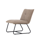 Lounge křeslo, Madison, hnědá, 77X59X79