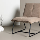 Lounge křeslo, Madison, hnědá, 77X59X79