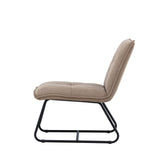 Lounge křeslo, Madison, hnědá, 77X59X79
