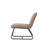 Lounge křeslo, Madison, hnědá, 77X59X79