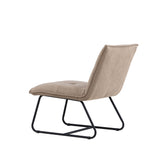 Lounge křeslo, Madison, hnědá, 77X59X79