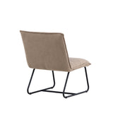 Lounge křeslo, Madison, hnědá, 77X59X79