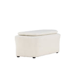 Taburet Laurel, bílá, 52,94x82,53x65,5