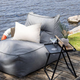 Lounge křeslo Redang, tmavě šedá, 84x94x118