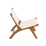 Lounge křeslo, Rike, přírodní barva, 65x80x65cm
