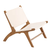 Lounge křeslo, Rike, přírodní barva, 65x80x65cm