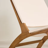 Lounge křeslo, Rike, přírodní barva, 65x80x65cm
