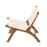 Lounge křeslo, Rike, přírodní barva, 65x80x65cm