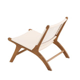 Lounge křeslo, Rike, přírodní barva, 65x80x65cm