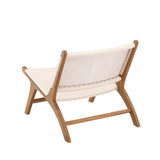 Lounge křeslo, Rike, přírodní barva, 65x80x65cm