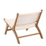 Lounge křeslo, Rike, přírodní barva, 65x80x65cm