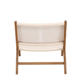 Lounge křeslo, Rike, přírodní barva, 65x80x65cm