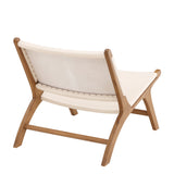 Lounge křeslo, Rike, přírodní barva, 65x80x65cm