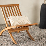 Lounge křeslo Kenya, přírodní barva