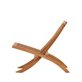 Lounge křeslo Kenya, přírodní barva